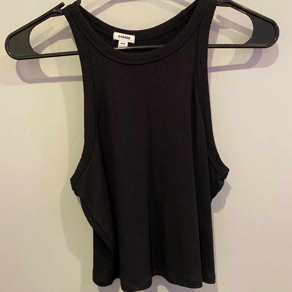 Black crop top